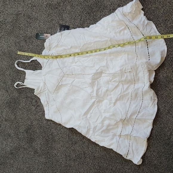 NWT Lulu's Womens Comfort Swing Mini Linen Blend Sleeveless Dress sz M - Picture 9 of 11